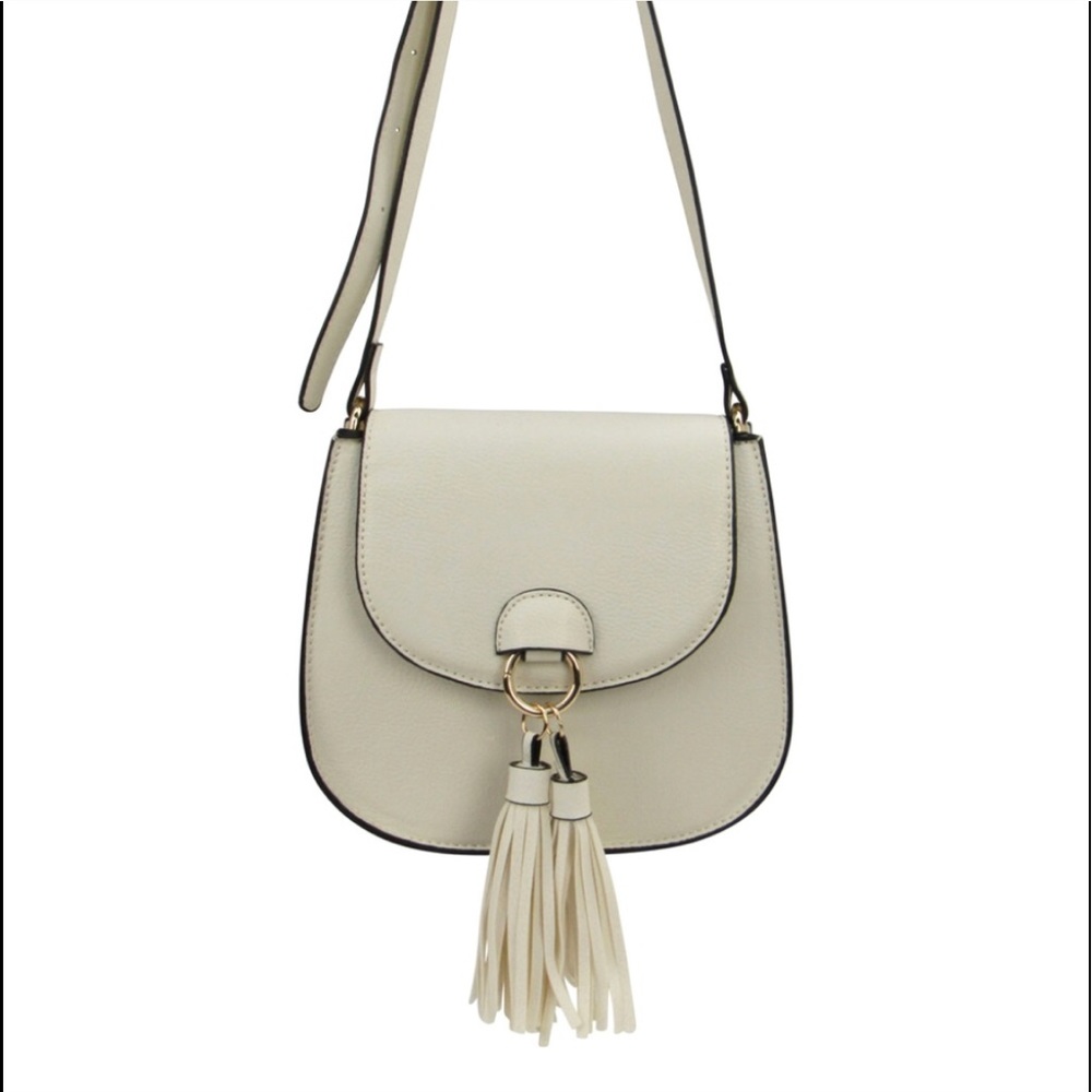 Flap Crossbody with Double Tassel